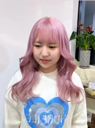 ロング カラー 🐺ウルフ×ハイトー ン🖤Yukinoのヘアスタイル