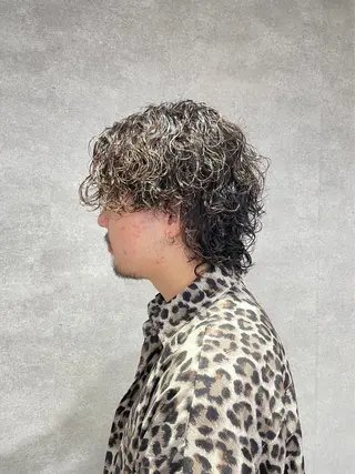 パーマ メンズ 渋谷サーフカール アメカジ美容師のヘアスタイル