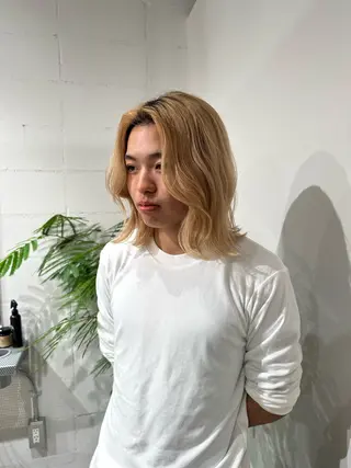 ミディアム メンズ RUNA⭐️レイヤー /ボブ/似合わせ⭐️のヘアスタイル