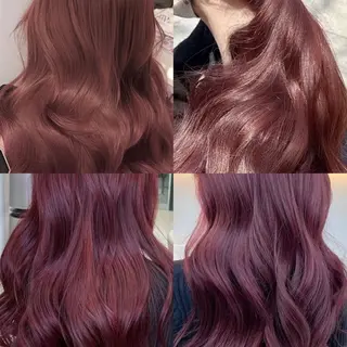 ミディアム カラー ヘアアレンジ メンズ 🌟🍒ハイトーン 韓国ヘア/ユウミのヘアスタイル