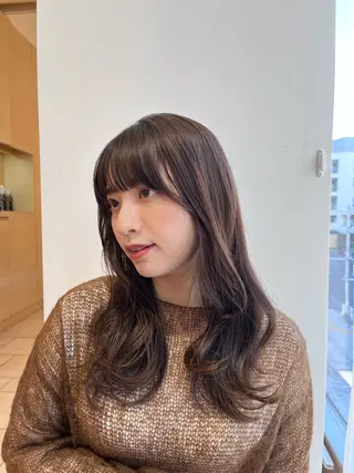 ロング カラー tricca daikanyama所属・縮毛矯正/ボブ/ 🌱長尾朋弥🌱のヘアスタイル