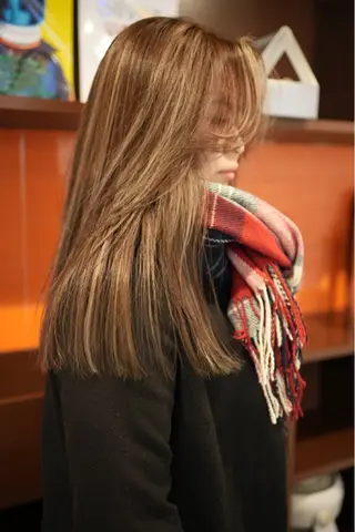 ミディアム コスメパーマ 佐藤　諒のヘアスタイル