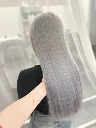ロング カラー GaKu/ハイトーン /デザイン/レイヤーのヘアスタイル
