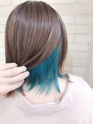 ミディアム カラー 横浜🍒カット エクステ/RIEのヘアスタイル