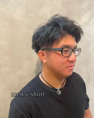 メンズ フリーランスシェアサロンルレイル所属・心斎橋/メンズ /ルレイル/地形真希のヘアスタイル