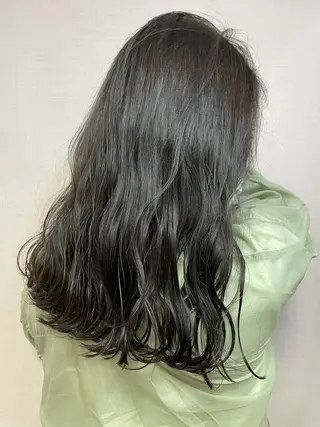 ロング カラー レイヤーカット🌙 縮毛矯正🪞ヒロキのヘアスタイル