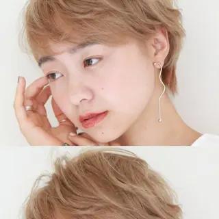 ショート カラー 三ツ井凌 【ヘアケアサロン】のヘアスタイル
