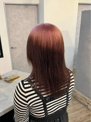 ミディアム カラー ブリーチカラー🫧 いぐち しょうた🫧のヘアスタイル