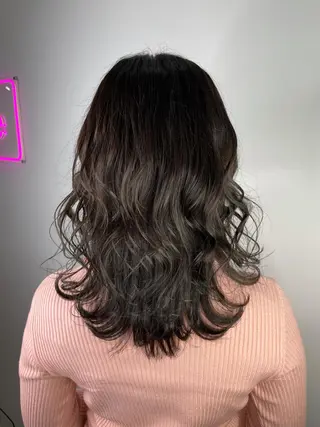 ミディアム カラー 髪質改善縮毛矯正 kosuke_IJKのヘアスタイル