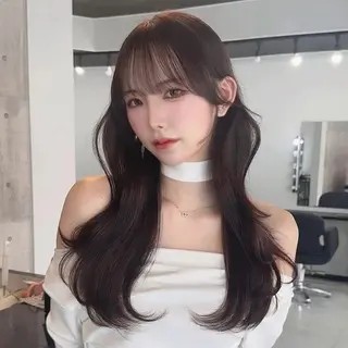 ロング レイヤー・ブリーチ kiyotoshiのヘアスタイル