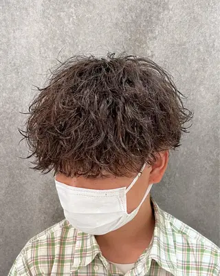 ショート パーマ メンズ 瀧野 翔吾【メンズ特化】のヘアスタイル