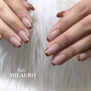 ネイル Nails MILAURO所属・MIYUKI /大人シンプルネイルのネイルデザイン