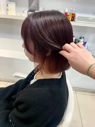 ミディアム 🌸髪質改善カラー MEI🌸のヘアスタイル