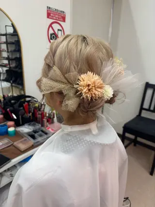 セミロング ヘアアレンジ ショート／ミニボブ マンツーマン/マユコのヘアスタイル