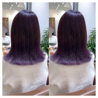 ミディアム カラー 村山 茉衣のヘアスタイル