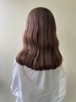 セミロング 韓国ヘア🇰🇷 SAYAのヘアスタイル