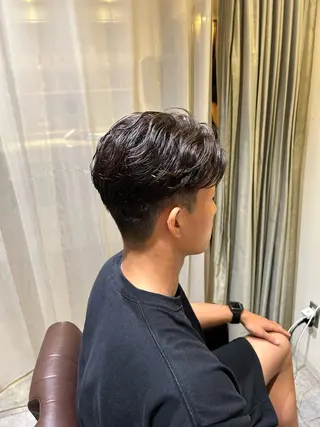 パーマ メンズ 福田 栞里のヘアスタイル