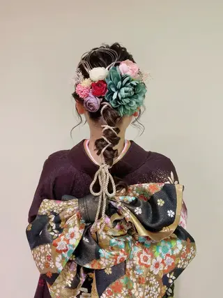 ヘアアレンジ ノーブル美容室イオン高橋店所属・鈴木 純子のヘアスタイル