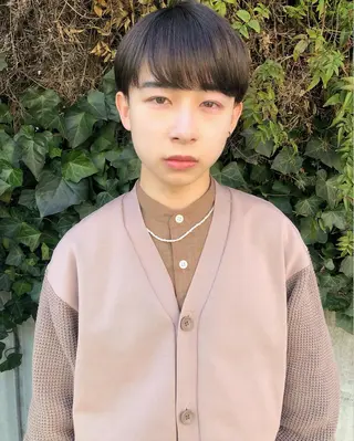 ショート メンズ🍃ナチュラル 韓国風ヘアRENのヘアスタイル