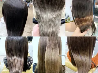 ロング 柔らかストレートと ツヤカラー/和田陽向のヘアスタイル