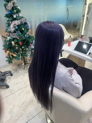 ロング カラー ボブ✂️ スパ🫧kurehaのヘアスタイル