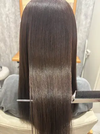 ロング KAEDE💖 縮毛矯正/艶カラーのヘアスタイル