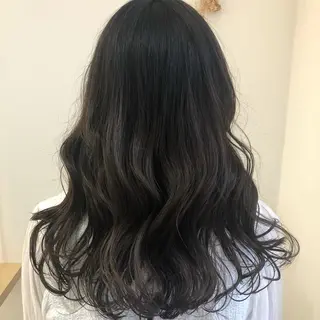 セミロング カラー ヘアアレンジ 松永 梨央のヘアスタイル