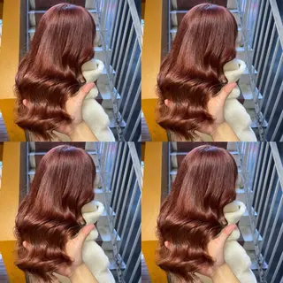 ロング カラー ヘアアレンジ 🦋韓国ヘア 坂本 菜摘🦋のヘアスタイル