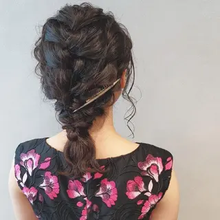 ヘアアレンジ ミディアム PRIVATE SALON EYES所属・EYES リアのマツエク・マツパデザイン