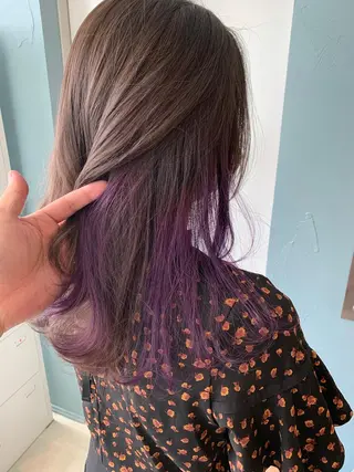 ロング カラー 船津武俊 フナツタケトシのヘアスタイル