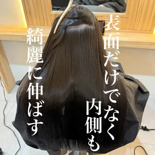 ロング attrait南堀江所属・KAISEI髪質改善 /縮毛矯正のヘアスタイル