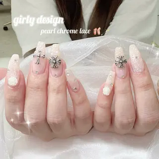 ネイル ちゅるんネイル🩵 miyuのネイルデザイン