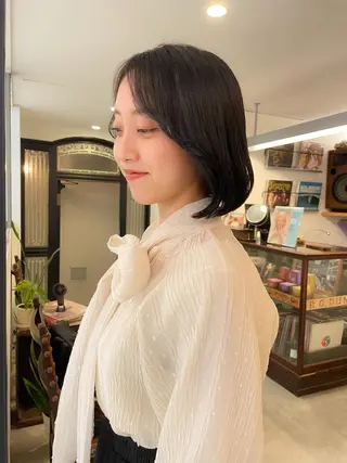 ショート 暖色カラー🧡 ボブ🧚‍♀️マナのヘアスタイル
