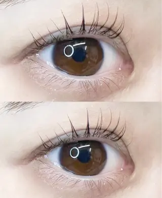 マツエク・マツパ eve🐰束間まつ毛 /透明感カラーのマツエク・マツパデザイン