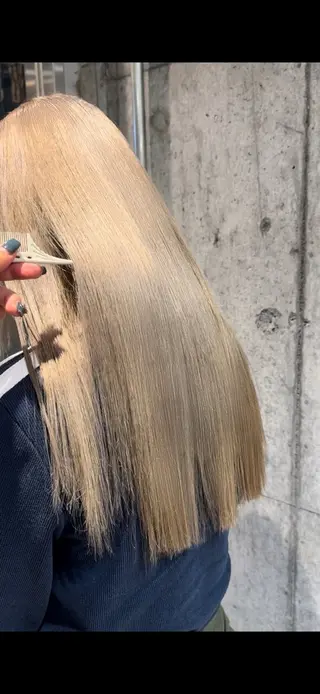 ロング カラー 高円寺/艶カラー/ レイヤーカットのヘアスタイル