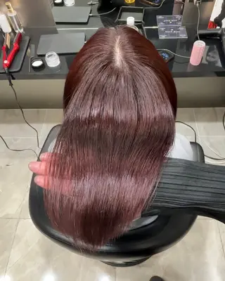 カラー こせ 煌星のヘアスタイル