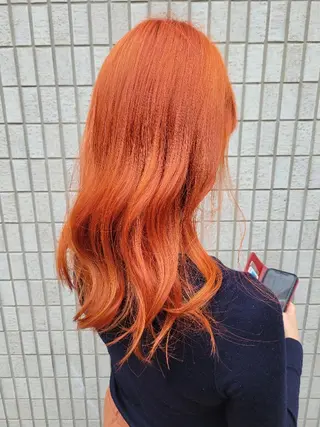 ロング カラー 尾野 恭平のヘアスタイル