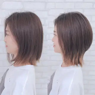 ミディアム アビリタ 警固のヘアスタイル