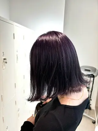 ショート カラー パーマ&ブリーチ /飯牟田/GEAR.のヘアスタイル