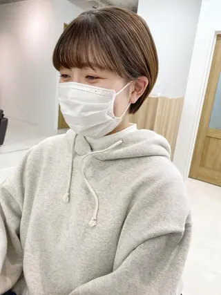 ショート カラー ハイトーン特化🌟 仲川和人のヘアスタイル