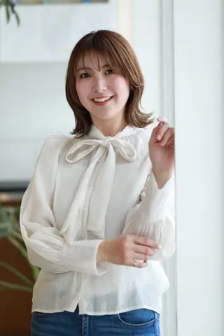 ミディアム 中西 優吾のヘアスタイル