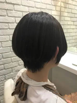 ショート カラー YASU🍎CUT 赤系カラー/ヘアケアのヘアスタイル