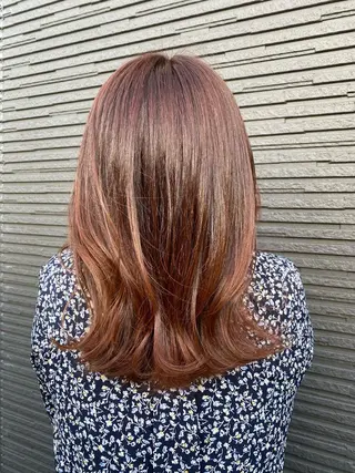 ミディアム カラー ヘアアレンジ Rely 美空のヘアスタイル