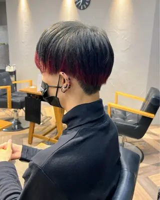 カラー メンズ 💫ブリーチカラー 鈴木美菜実💫のヘアスタイル
