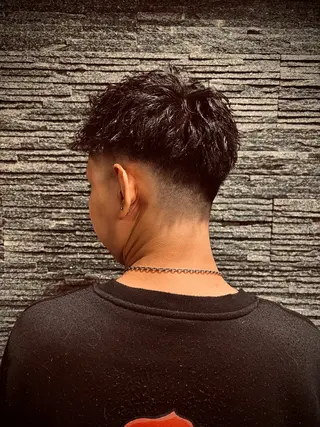 ショート パーマ メンズ ヒロ銀座 miu 7/1から新宿店のヘアスタイル