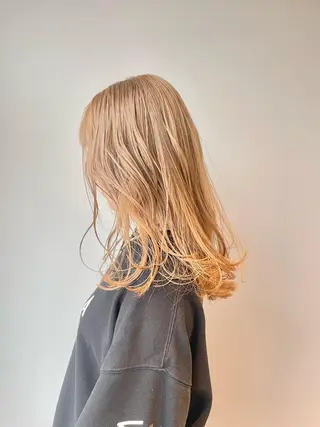 ミディアム 🎗 💖井上 竜 ブリーチ指名No.1のヘアスタイル