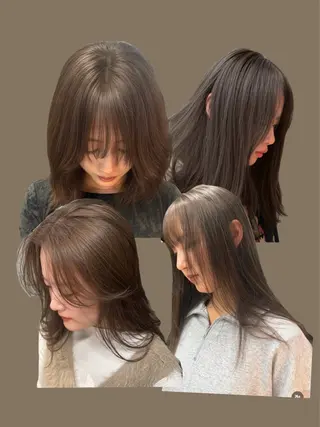 ロング 柔らかいオリーブ🍃 カラーNatsumiのヘアスタイル