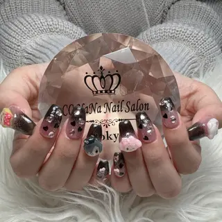 ネイル 💎CC・NaNa 韓国風ネイル🌙Cのネイルデザイン