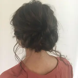 セミロング カラー ヘアアレンジ 上川 美幸のヘアスタイル