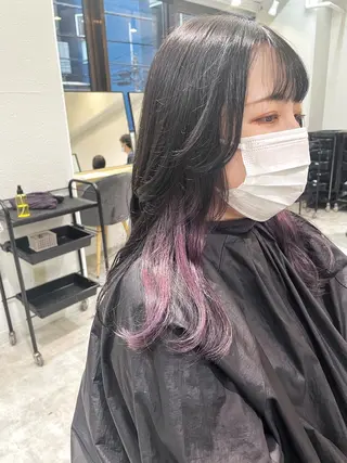 セミロング カラー 田中大星 /ボブ 縮毛矯正のヘアスタイル